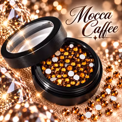 Moyra Krystaller 35 Mocca Caffee 100stk
