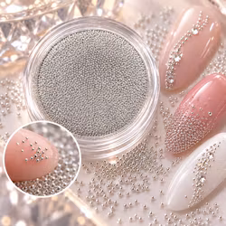 Moyra Caviar Beads 0.4mm Silver