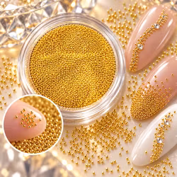 Moyra Caviar Beads 0.4mm Gold