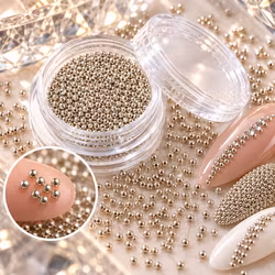 Moyra Caviar Beads 0.8mm Silver