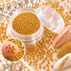 Moyra Caviar Beads 0.8mm Gold