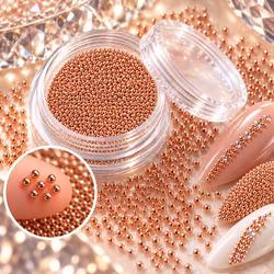 Moyra Caviar Beads 0.8mm Rosegull