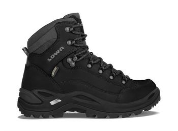 LOWA RENEGADE GTX MID WS Deep Black Vandringskänga med Gore-Tex dam
