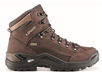LOWA RENEGADE GTX MID WIDE Espresso Vandringskänga med extra bred läst