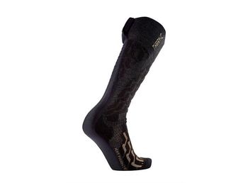 THERM-IC POW.SOCK FUSION MEN Svart Värmestrumpor herr (utan batterier)