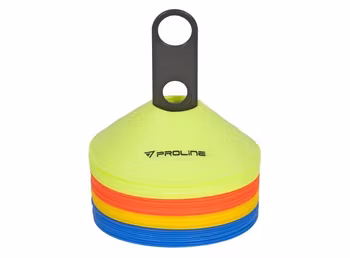 PROLINE Disc Cones Set 40-p Ass Träningskonor 40-pack mixade färger