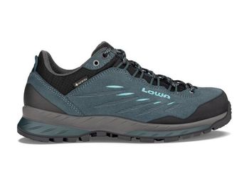 LOWA DELAGO GTX LO WS Petrol Trekkingsko med Goretex dam