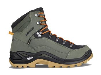 LOWA RENEGADE GTX MID Grön/Orange Vandringskänga med Gore-Tex