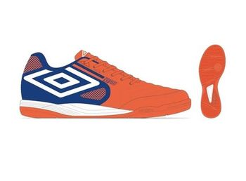 UMBRO Club 5 Bump Orange/Blå Futsal indoorsko