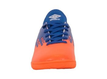 UMBRO Cypher IC Jr Orange/Blå Barnsko med snörning (indoor)