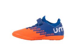 UMBRO Cypher IC VE Jr Orange/Blå Barnsko med kardborre (indoor)