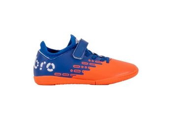 UMBRO Cypher IC VE Jr Orange/Blå Barnsko med kardborre (indoor)
