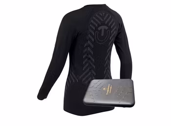THERM-IC S.E.T® BASELAYR W+BP Svart Set eluppvärmd tröja+Bodypack dam