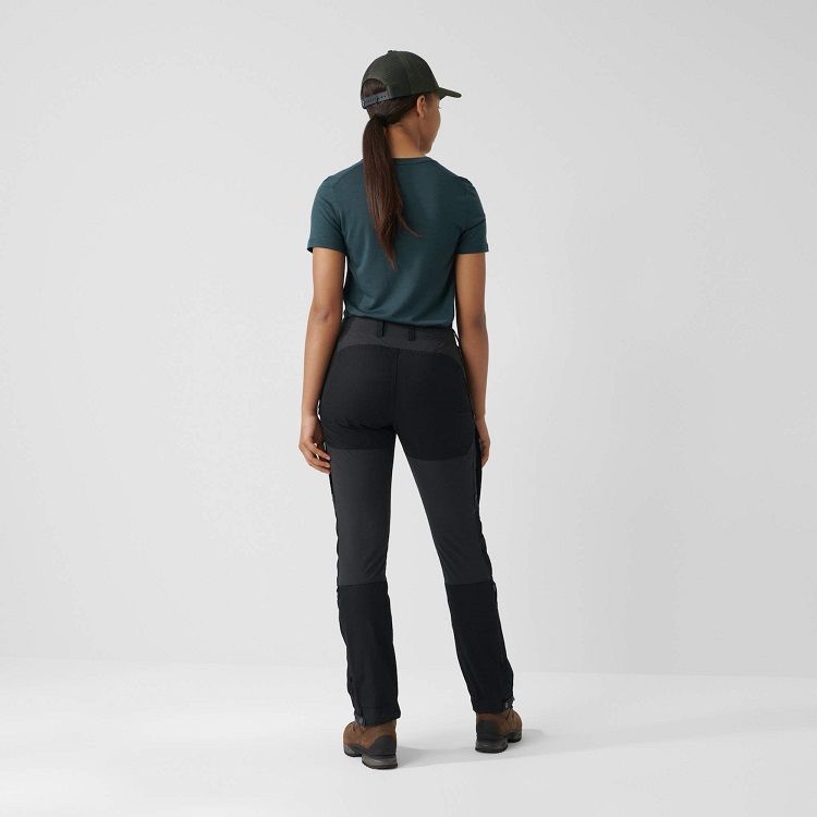 Fjällräven Keb Trousers W Curved Short Black