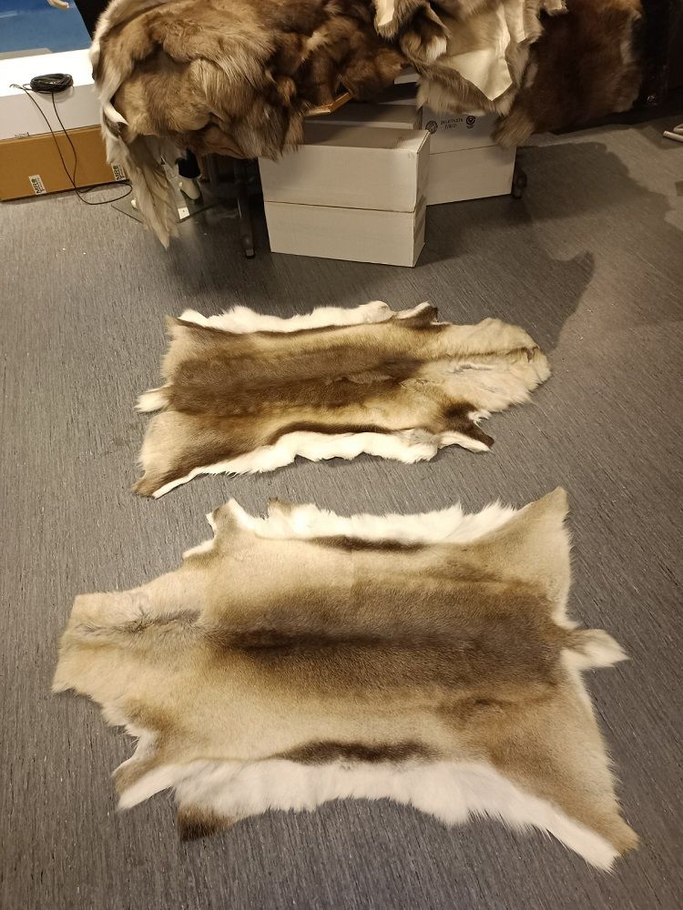 Renskinn Silikonbehandlad  baksida för utomhusbruk
