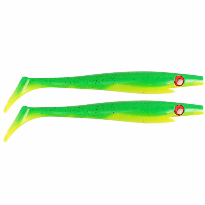 Pig Shad Junior, Fire Tiger 20cm (2-pack)
