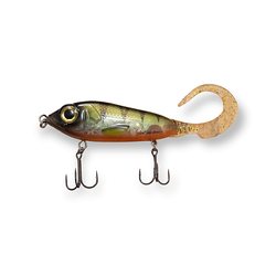 Jerkbait, ABU Black zone McMY TAIL, Yellowfin Perch