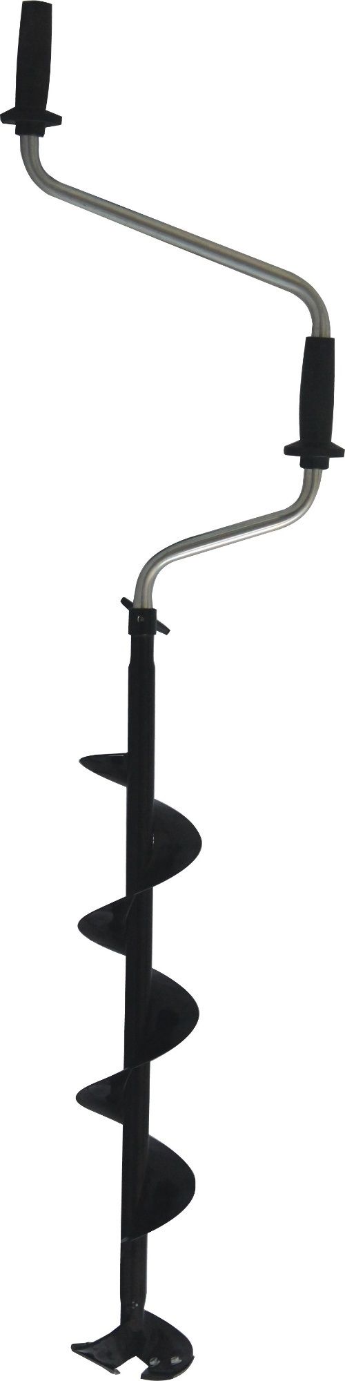 Isborr 130mm STD med inbyggd förlängning Svart