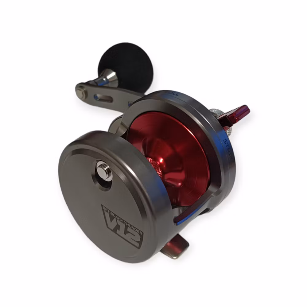BFT Black Thunder V12 Red Gunsmoke Havsfiskerulle – bild 3