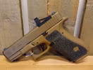 Glock 19X, 9mm Pistol, Timney Trycke, RMS Belyst Riktmedel