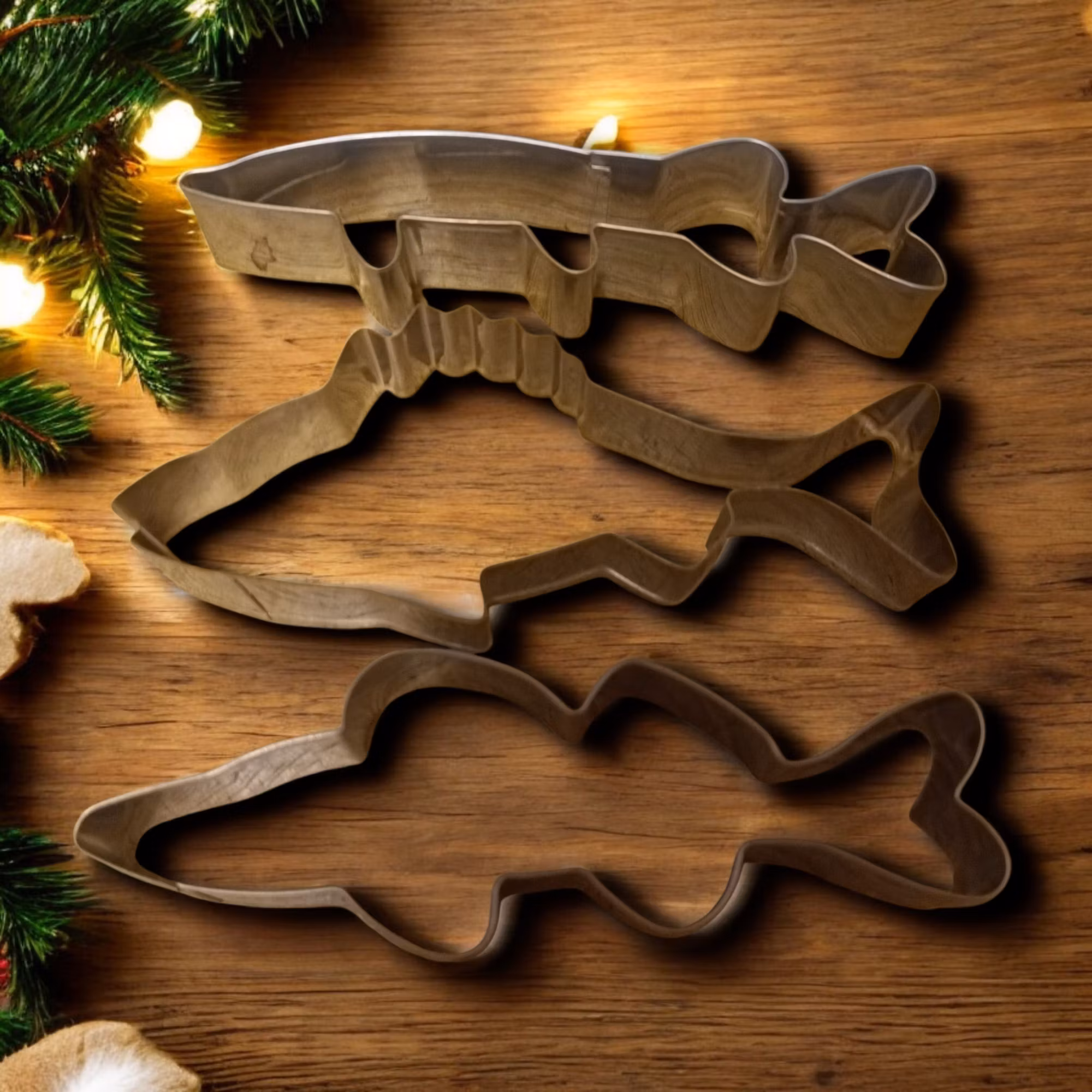 Pepparkaksformar Gädda, Aborre, Gös