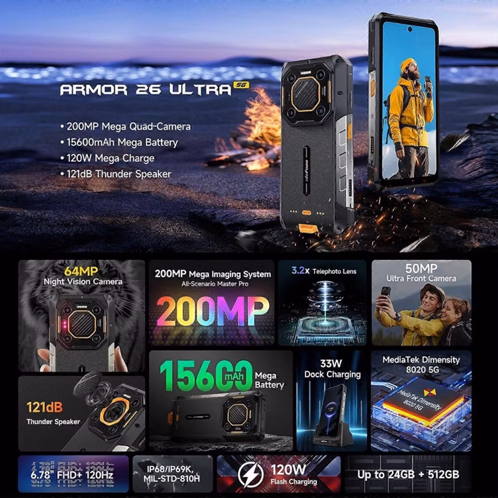 Ulefone Armor 26 Ultra 5G Mobiltelefon – bild 4