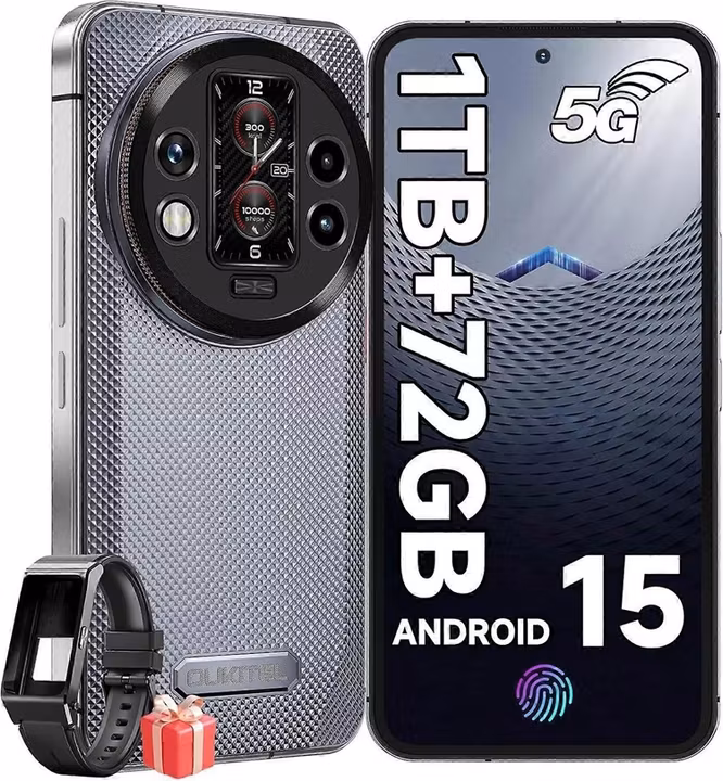 Oukitel WP200 Pro 72GB 1TB Ai 5G Mobiltelefon