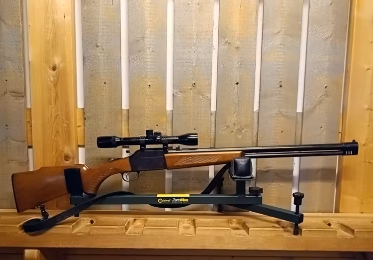 Kombivapen Tikka Kal 12-70/222Rem, Kikarsikte