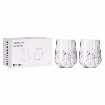 Sternschliff Gin & Tonicglas 2-p