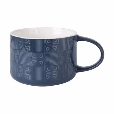 Crest mugg Indigo Blue 50cl