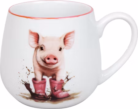 Mugg Clumsy Piggy
