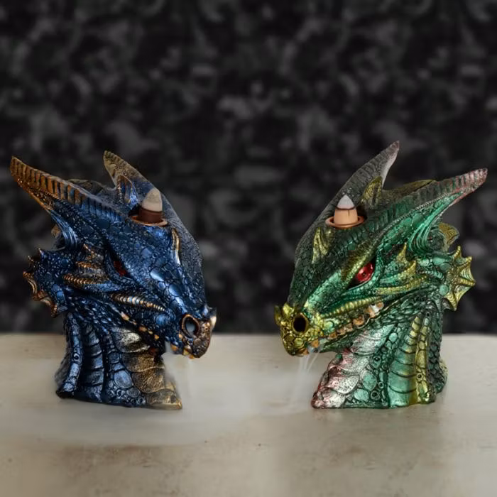 Earth and Water Grön Drakhuvud, Backflow Rökelsebrännare