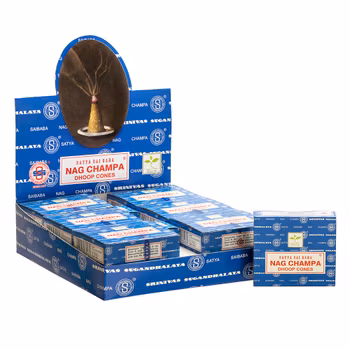 Nag Champa, Dhoop rökelsekoner Storpack, Satya
