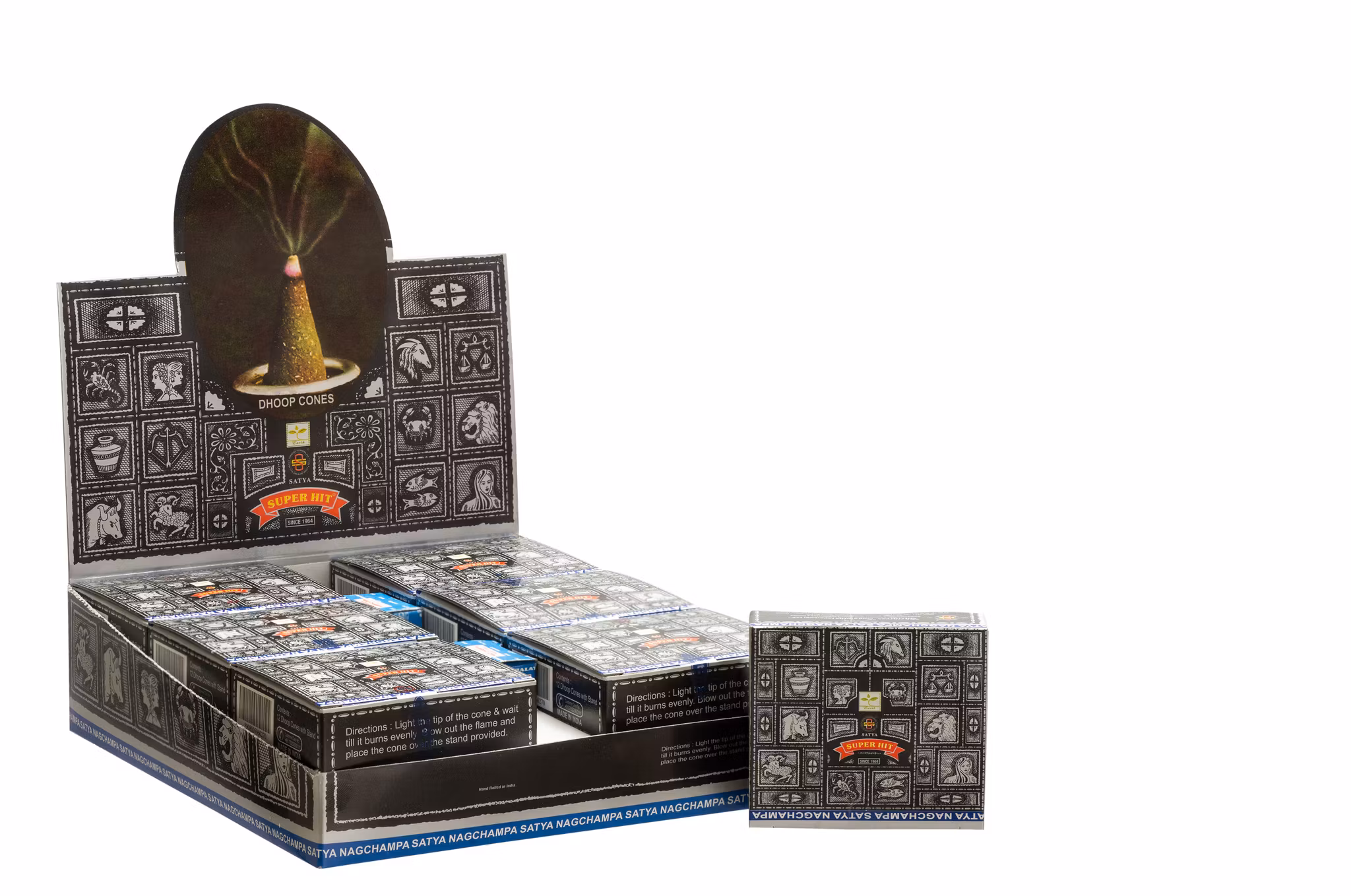 Super Hit, Dhoop rökelsekoner Storpack, Satya