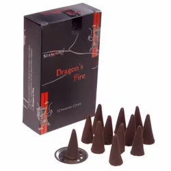 Dragons Fire, rökelsekoner, Stamford Black