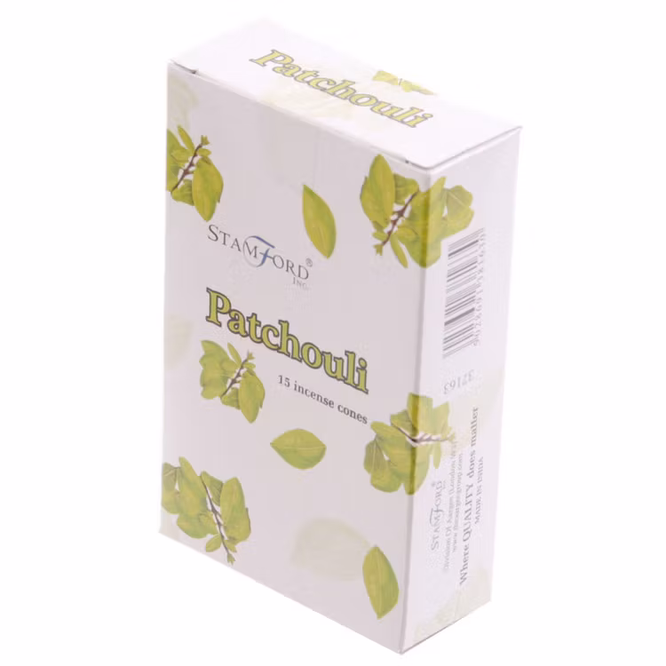 Patchouli, rökelsekoner, Stamford