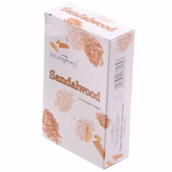 Sandalwood, Sandelträ, rökelsekoner, Stamford