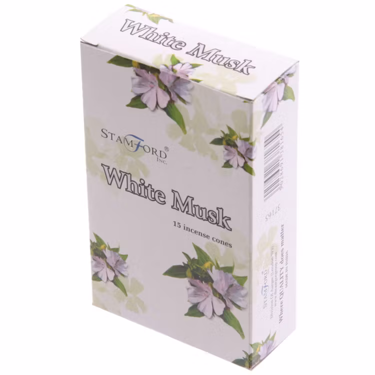 White Musk, rökelsekoner, Stamford