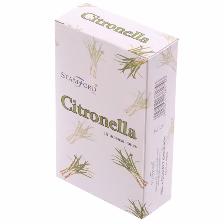 Citronella, rökelsekoner, Stamford