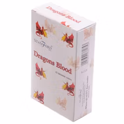 Dragons Blood, Drakblod, rökelsekoner, Stamford