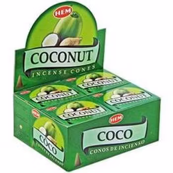 Coconut, Kokosnöt rökelsekoner, HEM