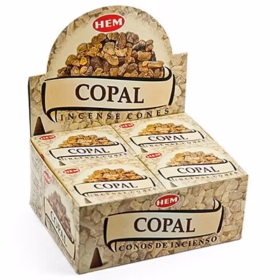 Copal, Kopal rökelsekoner, HEM