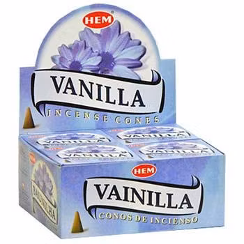 Vanilla, Vanilj rökelsekoner, HEM