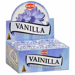 Vanilla, Vanilj rökelsekoner, HEM