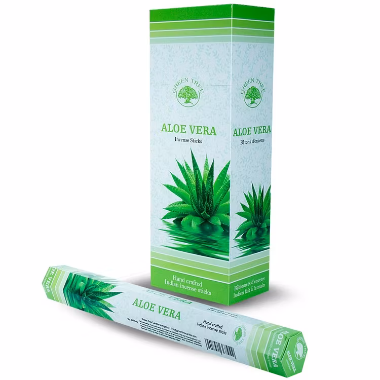 Aloe Vera, rökelse, Green Tree
