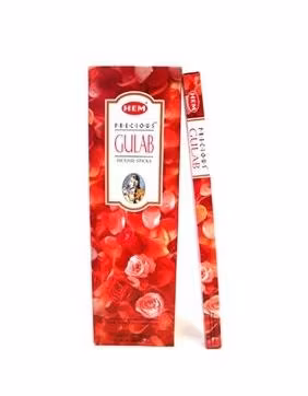 Precious Gulab, Ros, rökelse, HEM