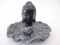 Buddha grå/blå Rökelsehållare