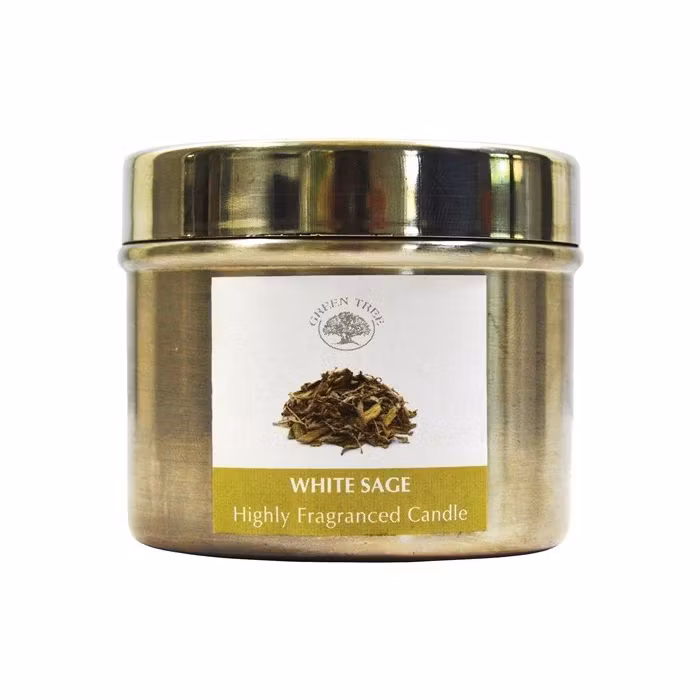 White Sage 150g Doftljus, Green Tree