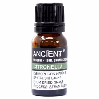 Citronella Organic, Eterisk Olja 10ml, Ancient Wisdom