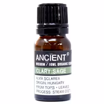 Muskatellsalvia Organic, Clary Sage, Eterisk Olja 10ml, Ancient Wisdom
